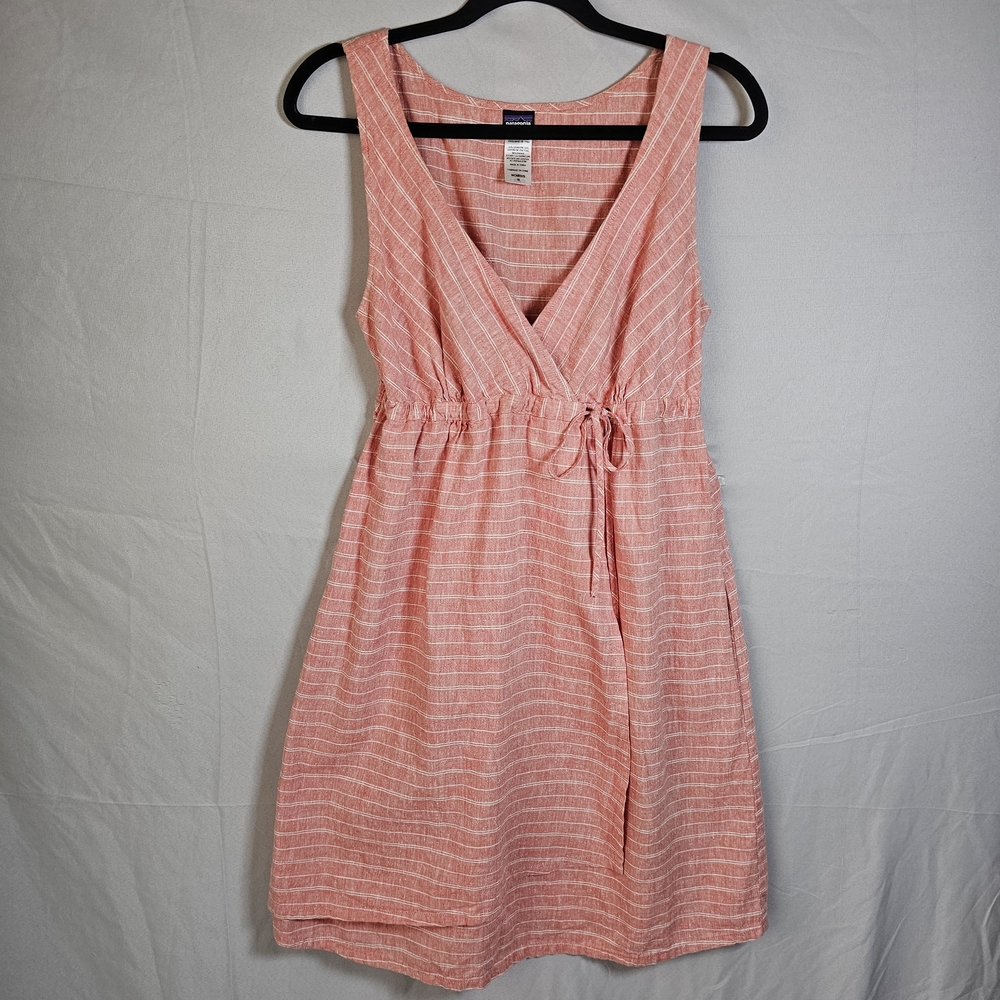 PatagoniaIsland Hemp Crossover Dress - Women's Sz 10 - Picture 2 of 7